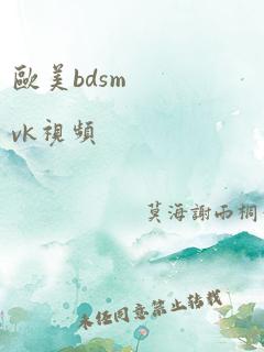 欧美bdsm vk视频