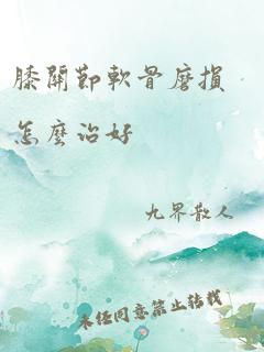 膝关节软骨磨损怎么治好