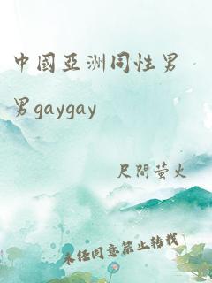 中国亚洲同性男男gaygay