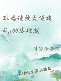 离婚后被大佬追我100集短剧