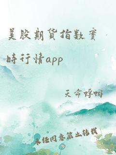 美股期货指数实时行情app