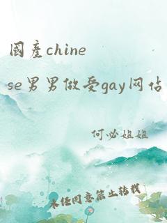 国产chinese男男做受gay网站