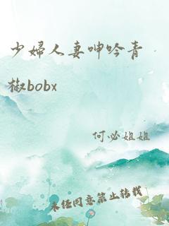 少妇人妻呻吟青椒bobx