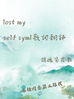 lost myself syml歌词翻译