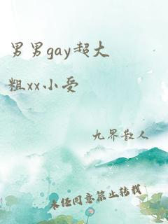 男男gay超大粗xx小受