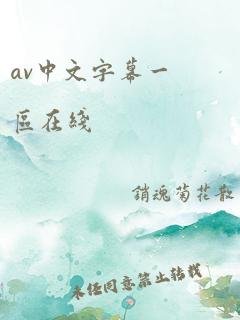 av中文字幕一区在线