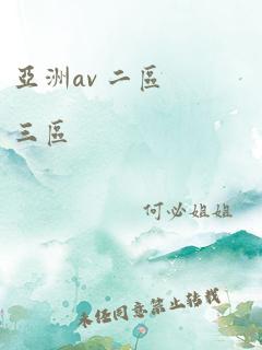 亚洲av 二区三区