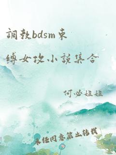 调教bdsm束缚女攻小说集合