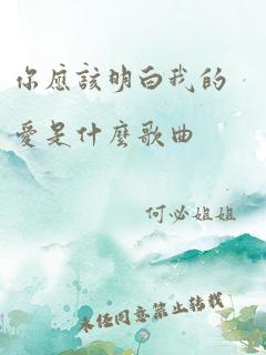 你应该明白我的爱是什么歌曲