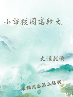 小说校园高干文