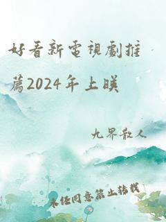 好看新电视剧推荐2024年上映