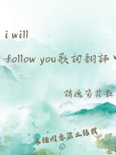 i will follow you歌词翻译中文