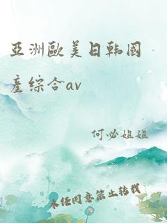 亚洲欧美日韩国产综合av