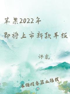 苹果2022年即将上市新款平板