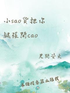 小sao货把你腿张开cao