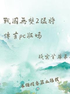 战国无双2猛将传有pc版吗