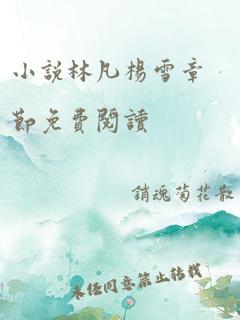 小说林凡杨雪章节免费阅读