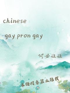 chinese gay pron gay