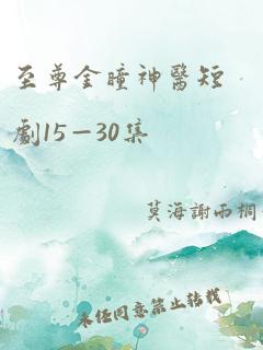 至尊金瞳神医短剧15—30集