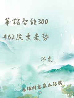 华铭智能300462股票走势