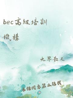 bec高级培训机构