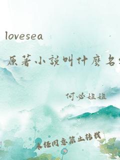 lovesea原著小说叫什么名字