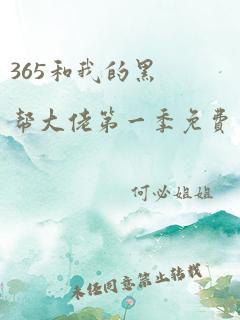 365和我的黑帮大佬第一季免费