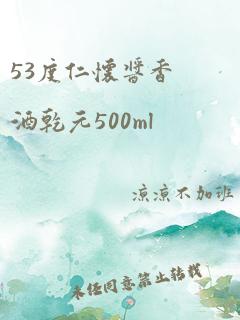 53度仁怀酱香酒乾元500ml