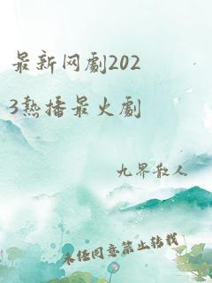 最新网剧2023热播最火剧