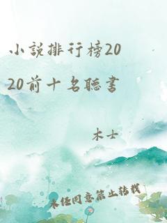 小说排行榜2020前十名听书