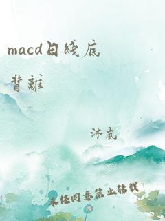 macd日线底背离