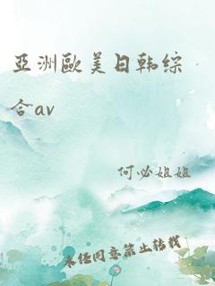 亚洲欧美日韩综合av