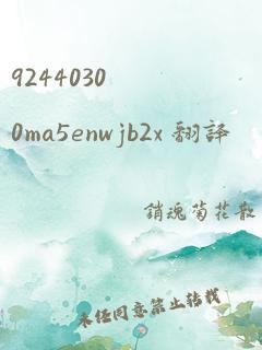 92440300ma5enwjb2x 翻译