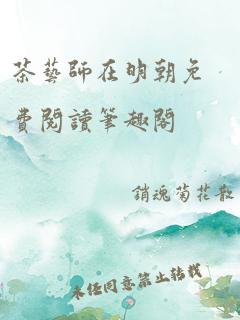 茶艺师在明朝免费阅读笔趣阁