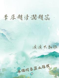 李辰赵清澜赵蕊