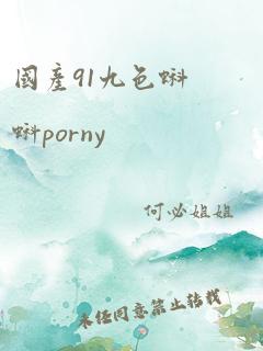 国产91九色蝌蚪porny