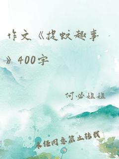 作文《捉蚊趣事》400字