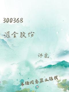 300368 汇金股份