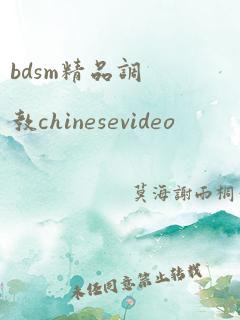 bdsm精品调教chinesevideo