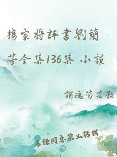 杨家将评书刘兰芳全集136集 小说