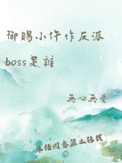 御赐小仵作反派boss是谁