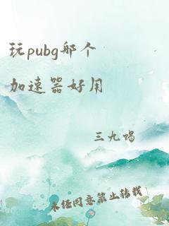 玩pubg哪个加速器好用