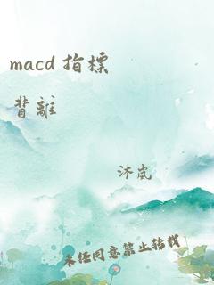 macd 指标背离