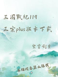 三国战纪119正宗plus版本下载