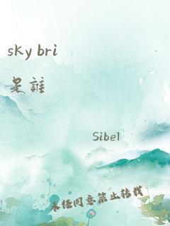 sky bri是谁