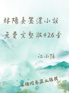 林阳秦墨浓小说免费完整版426章