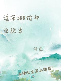 沪深300指哪些股票