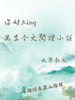 你好,king先生全文阅读小说