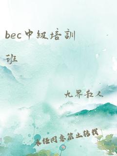 bec中级培训班