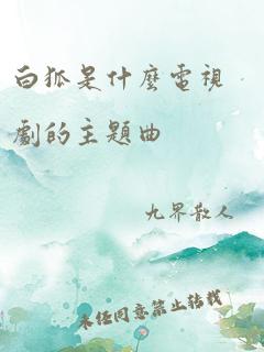 白狐是什么电视剧的主题曲